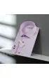 Slim Fit Uzun Kol Düz Renk Saten Erkek Gömlek 3GMK318066011