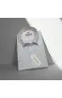 Klasik Kısa Kol Desenli Erkek Gömlek 3GMK318087001