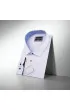 Büyük Beden Slim Fit Uzun Kol Düz Renk Saten Erkek Gömlek 4GMK315033002