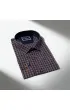 Büyük Beden Slim Fit Uzun Kol Desenli Erkek Gömlek 4GMK315054003