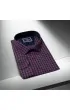 Büyük Beden Slim Fit Uzun Kol Desenli Erkek Gömlek 4GMK315054004