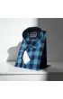 Büyük Beden Slim Fit Uzun Kol Desenli Erkek Gömlek 4GMK315067003