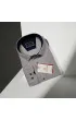 Büyük Beden Slim Fit Uzun Kol Desenli Erkek Gömlek 4GMK315102004