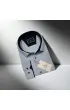Büyük Beden Slim Fit Uzun Kol Desenli Erkek Gömlek 4GMK315103003