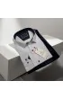 Büyük Beden Slim Fit Uzun Kol Desenli Erkek Gömlek 4GMK315107001