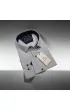 Büyük Beden Slim Fit Uzun Kol Desenli Erkek Gömlek 4GMK315108001