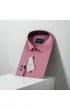 Slim Fit Uzun Kol Düz Renk Saten Erkek Gömlek 3GMK317090037 Slim Fit Uzun Kol Düz Renk Saten Erkek Gömlek 3GMK317090037