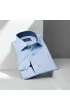 Slim Fit Uzun Kol Düz Renk Saten Erkek Gömlek 3GMK327091011 Slim Fit Uzun Kol Düz Renk Saten Erkek Gömlek 3GMK327091011