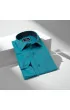 Slim Fit Uzun Kol Düz Renk Saten Erkek Gömlek 3GMK327091028 Slim Fit Uzun Kol Düz Renk Saten Erkek Gömlek 3GMK327091028