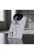 Slim Fit Uzun Kol Düz Renk Saten Erkek Gömlek 3GMK316027002 Slim Fit Uzun Kol Düz Renk Saten Erkek Gömlek 3GMK316027002