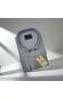 Büyük Beden Slim Fit Uzun Kol Düz Renk Saten Erkek Gömlek 4GMK316051003