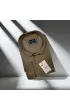 Büyük Beden Slim Fit Uzun Kol Düz Renk Saten Erkek Gömlek 4GMK316051022