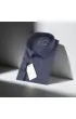Büyük Beden Slim Fit Uzun Kol Düz Renk Saten Erkek Gömlek 4GMK316051024