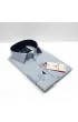 Slim Fit Uzun Kol Desenli Dijital Baskılı Erkek Gömlek 3GMK316075006