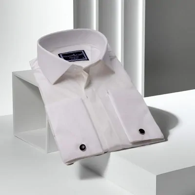 Slim Fit Kol Düğmeli Düz Renk Saten Erkek Gömlek 3GMK317020002 - Giovanni Fratelli