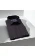 Slim Fit Kol Düğmeli Düz Renk Saten Erkek Gömlek 3GMK317020003