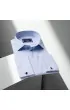 Slim Fit Kol Düğmeli Düz Renk Saten Erkek Gömlek 3GMK317020008