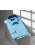 Slim Fit Uzun Kol Düz Renk Saten Erkek Gömlek 3GMK317044007 Slim Fit Uzun Kol Düz Renk Saten Erkek Gömlek 3GMK317044007
