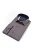 Slim Fit Uzun Kol Desenli Saten Gömlek 3GMK312478009