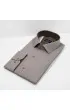 Slim Fit Uzun Kol Desenli Saten Gömlek 3GMK312478011