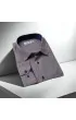 Büyük Beden Klasik Uzun Kol Desenli Erkek Gömlek 4GMK320348005