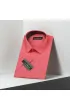 Slim Fit Kısa Kol Düz Renk Erkek Gömlek 3GMK320408052