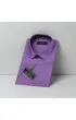 Slim Fit Kısa Kol Düz Renk Erkek Gömlek 3GMK320408059