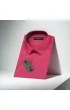 Slim Fit Kısa Kol Düz Renk Erkek Gömlek 3GMK320408064