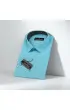 Slim Fit Kısa Kol Düz Renk Erkek Gömlek 3GMK320408065