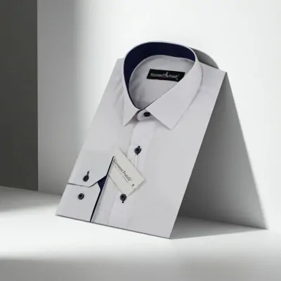 Slim Fit Uzun Kol Düz Renk Erkek Gömlek 3GMK310411001 - Giovanni Fratelli