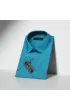 Slim Fit Kısa Kol Düz Renk Erkek Gömlek 3GMK320408A42