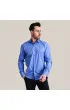 Slim Fit Uzun Kol Desenli Erkek Gömlek 3GMK310646053