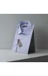 Slim Fit Uzun Kol Desenli Erkek Gömlek 3GMK310804001