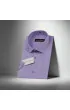 Slim Fit Kısa Kol Desenli Erkek Gömlek 3GMK310851006