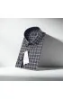 Slim Fit Uzun Kol Yaka Düğmeli Desenli Erkek Gömlek 3GMK310957005