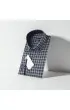 Slim Fit Uzun Kol Yaka Düğmeli Desenli Erkek Gömlek 3GMK310957007