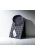 Slim Fit Uzun Kol Yaka Düğmeli Desenli Erkek Gömlek 3GMK310957015