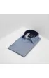 Slim Fit Kısa Kol Dijital Baskılı Desenli Erkek Gömlek 3GMK321011003