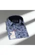 Slim Fit Kısa Kol Desenli Erkek Gömlek 3GMK311057002 Slim Fit Kısa Kol Desenli Erkek Gömlek 3GMK311057002
