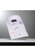Slim Fit Kısa Kol Armürlü Jakar Erkek Gömlek 3GMK311069001