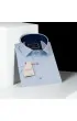 Slim Fit Kısa Kol Dijital Baskılı Desenli Erkek Gömlek 3GMK311073003
