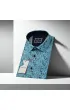 Slim Fit Kısa Kol Desenli Erkek Gömlek 3GMK311118007 Slim Fit Kısa Kol Desenli Erkek Gömlek 3GMK311118007