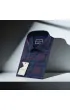 Slim Fit Kısa Kol Desenli Erkek Gömlek 3GMK311124001