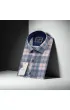 Slim Fit Kısa Kol Desenli Erkek Gömlek 3GMK311124003