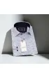 Slim Fit Uzun Kol Desenli Erkek Gömlek 3GMK311138001