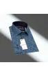 Slim Fit Uzun Kol Desenli Erkek Gömlek 3GMK311139006