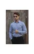 Slim Fit Uzun Kol Desenli Erkek Gömlek 3GMK311139007 Slim Fit Uzun Kol Desenli Erkek Gömlek 3GMK311139007