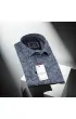 Slim Fit Uzun Kol Desenli Erkek Gömlek 3GMK311140006