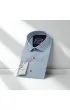 Slim Fit Kısa Kol Desenli Erkek Gömlek 3GMK311177002