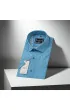 Slim Fit Kısa Kol Desenli Erkek Gömlek 3GMK311195002